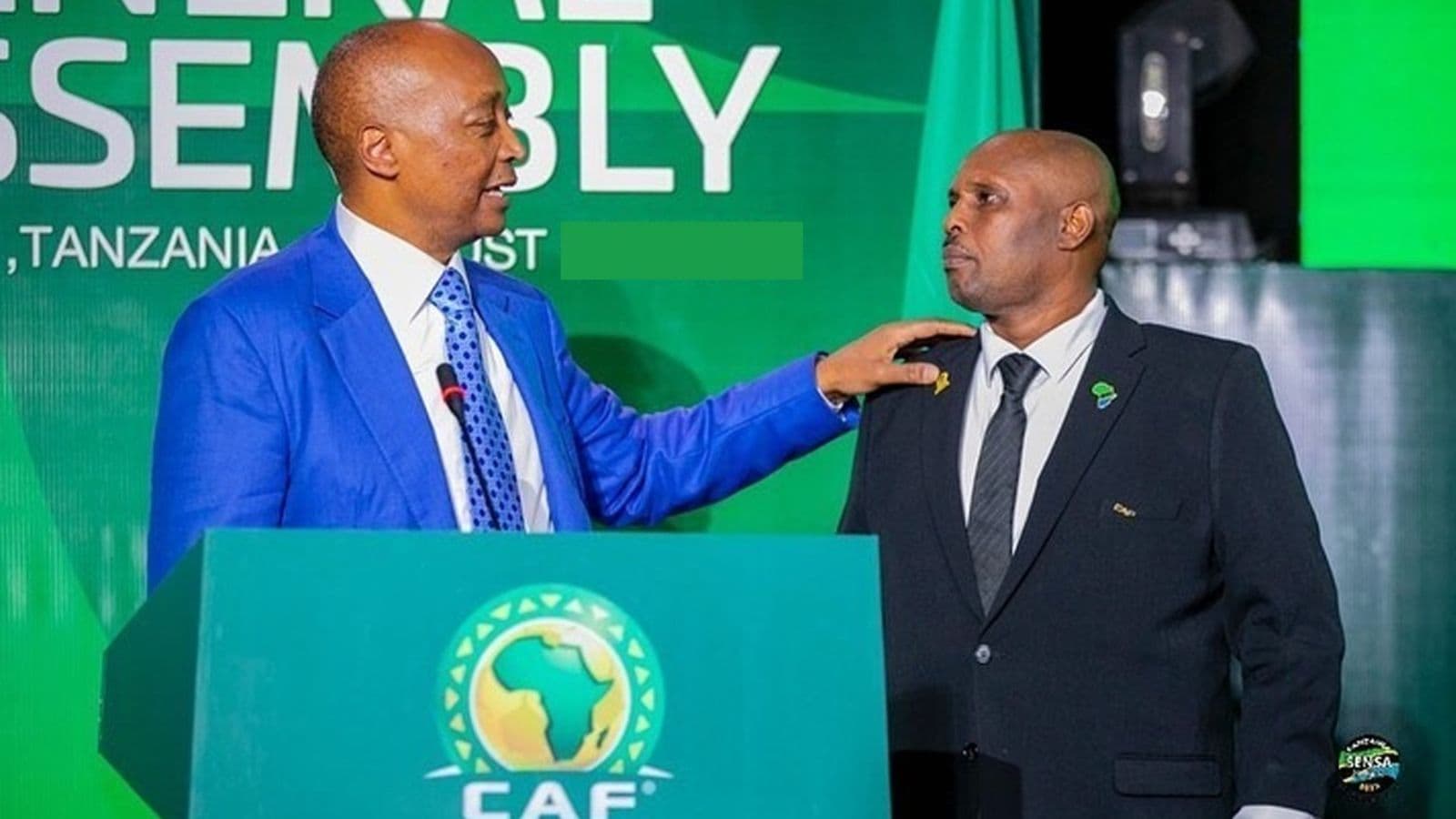RAIS WA CAF AMPONGEZA RAIS WA TFF KWA KUREJEA TENA MADARAKANI