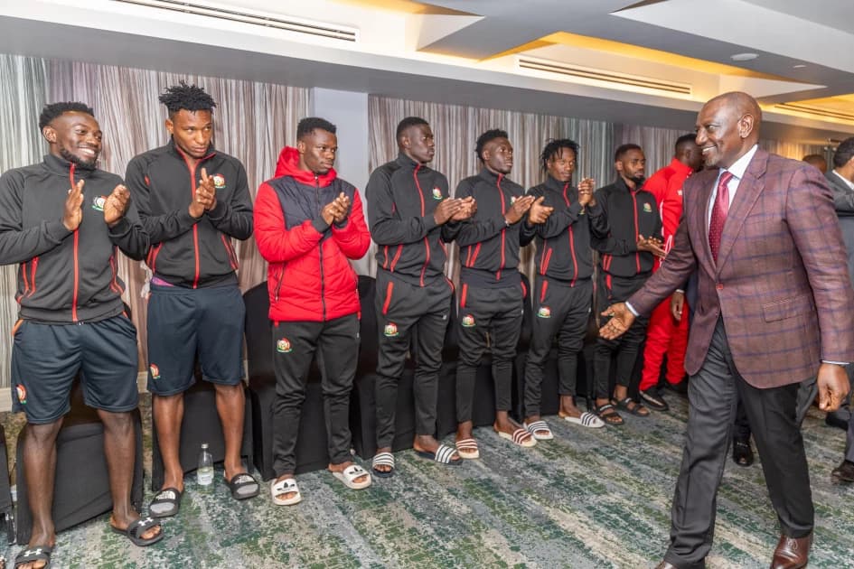 RUTO AAHIDI TSH 48 MILIONI KWA KILA MCHEZAJI HARAMBEE STARS KAMA WAKIIFUNGA ZAMBIA