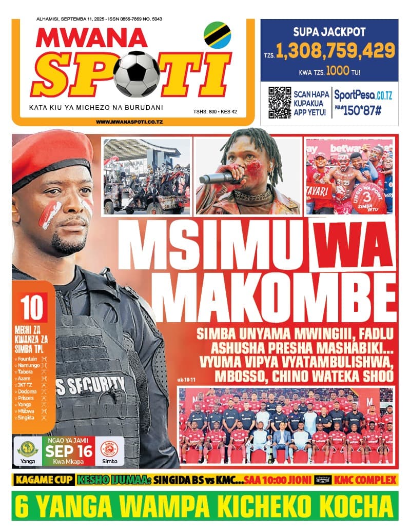 PITIA VICHWA VYA HABARI KATIKA MAGAZETI YA LEO SEPTEMBA 11,2025