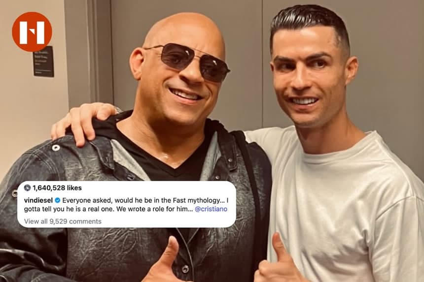 Vin Diesel adokeza Ronaldo kucheza Fast & Furious