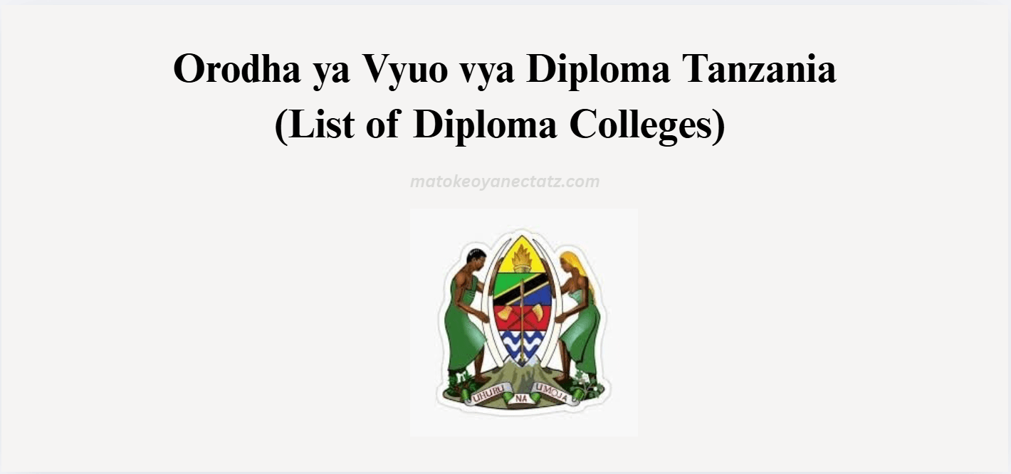 Vyuo Bora vya Kati vya Serikali kwa Diploma na Certificate 2026/2027