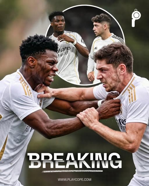 WACHEZAJI WA REAL MADRID WAPIGANA KISA MBAPPE
