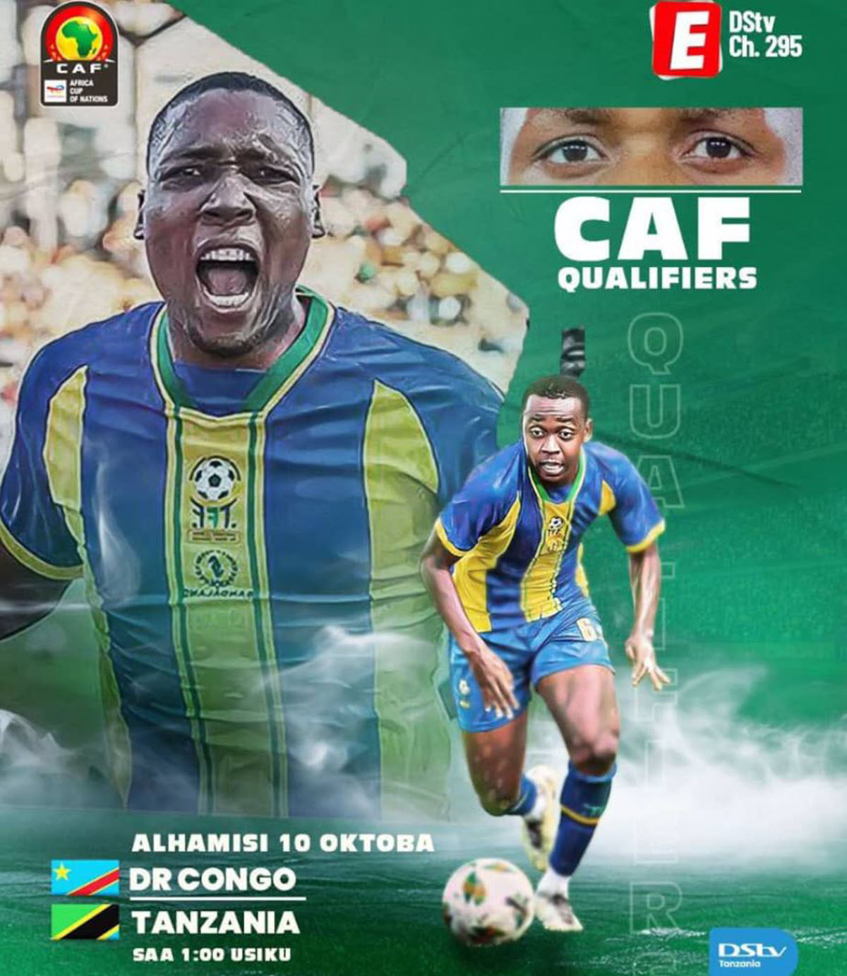 Mechi ya DR Congo Vs Tanzania Taifa stars Leo 10/10/2024 Saa Ngapi?