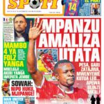 Magazeti ya michezo leo Jumamosi ya July 26, 2025