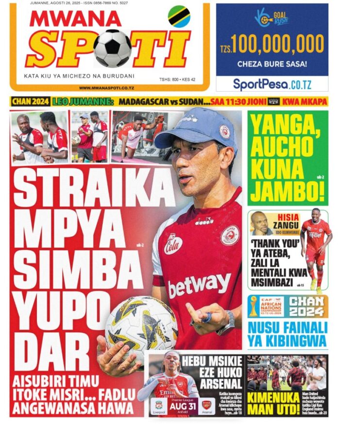 Magazeti ya michezo leo