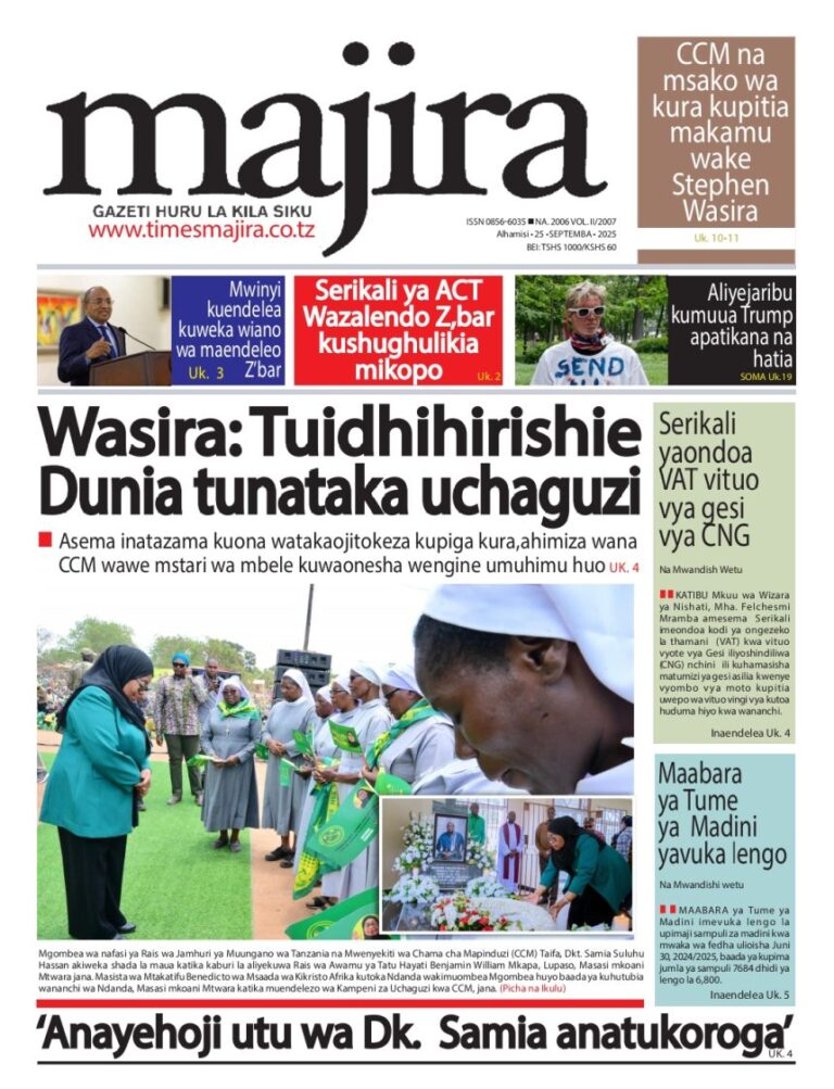 HAYA HAPA MAGAZETI YA LEO SEPTEMBA 25,