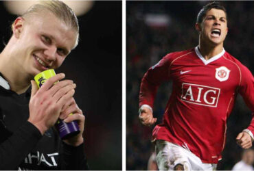 Haaland Aipiku Rekodi ya Magoli ya Cristiano Ronaldo EPL