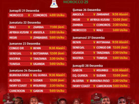 Ratiba Ya AFCON 2025 Hatua Ya Makundi